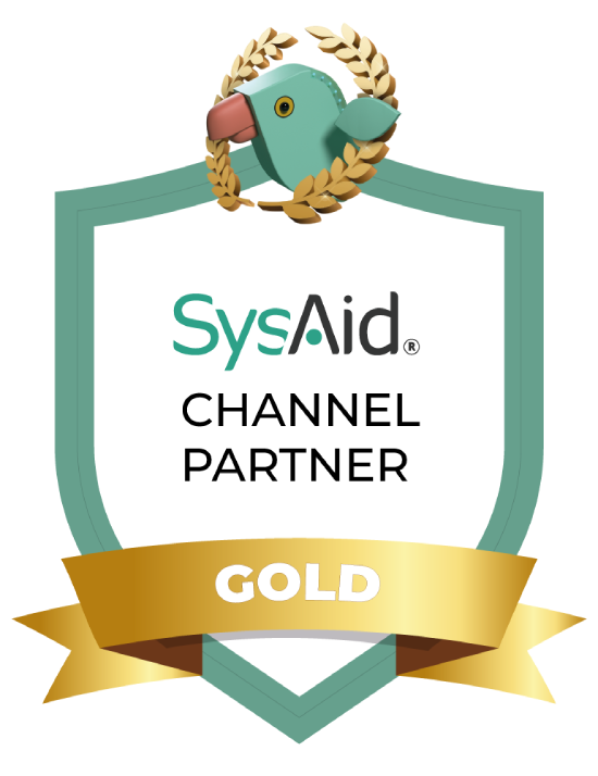 SysAid Partners badge gold