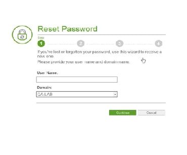 Using Password Self-Service
