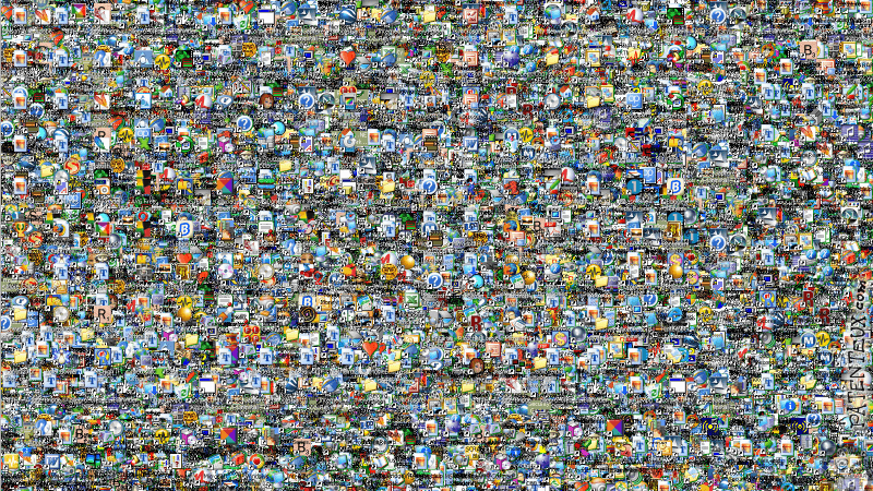 Cluttered desktop
