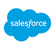 Salesforce blue cloud logo, symbolizing service integration within SysAid's ITSM platform. - SysAid