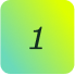 Black number 1 centered on green-yellow gradient, symbolizing SysAid’s Service Desk as your first choice in ITSM. - SysAid