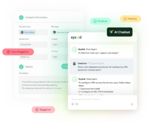 Copilot for agents chat log
