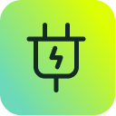 ITSM power icon symbolizing SysAid’s streamlined IT service management on a vibrant green and yellow background. - SysAid