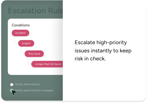 Escalate high-priority issues with incident management