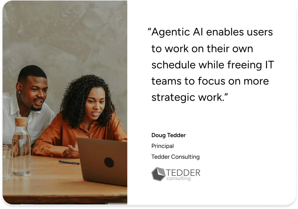Tedder Consulting testimonial
