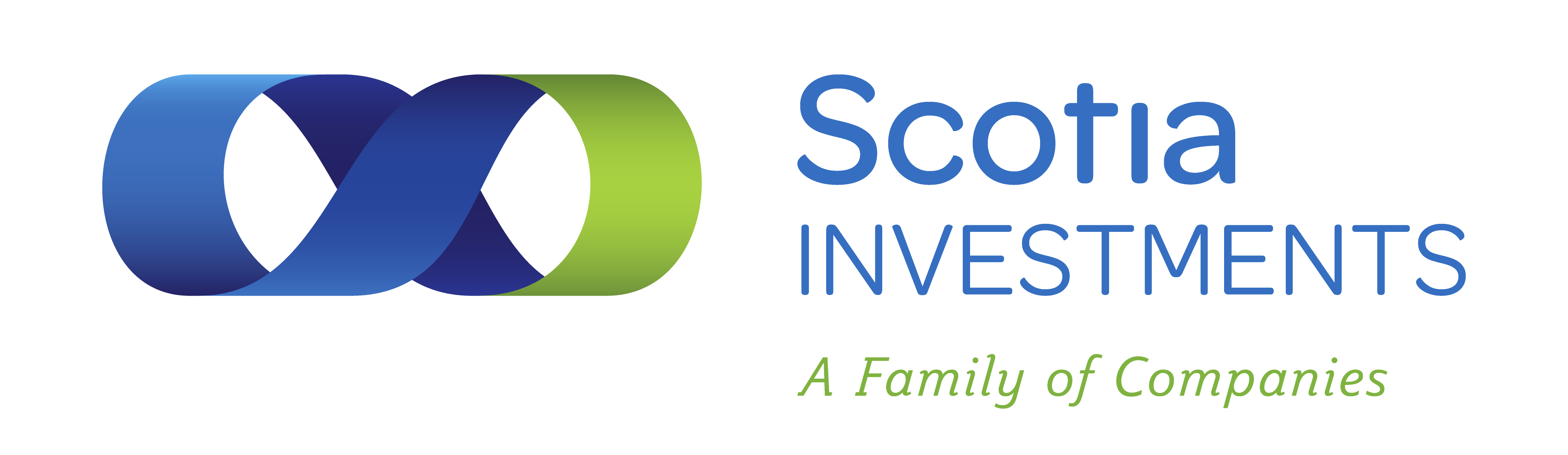 Scotia Investments logo with interlocking blue/green shapes, symbolizing connected ITSM solutions for businesses. - SysAid