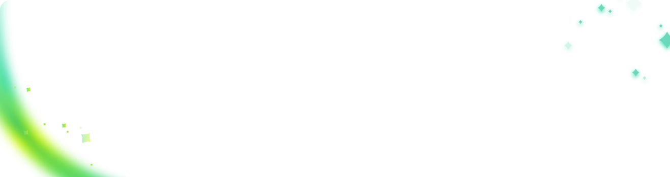 Curved green and yellow gradient with sparkles, symbolizing SysAid’s innovative ITSM approach on a bright background. - SysAid