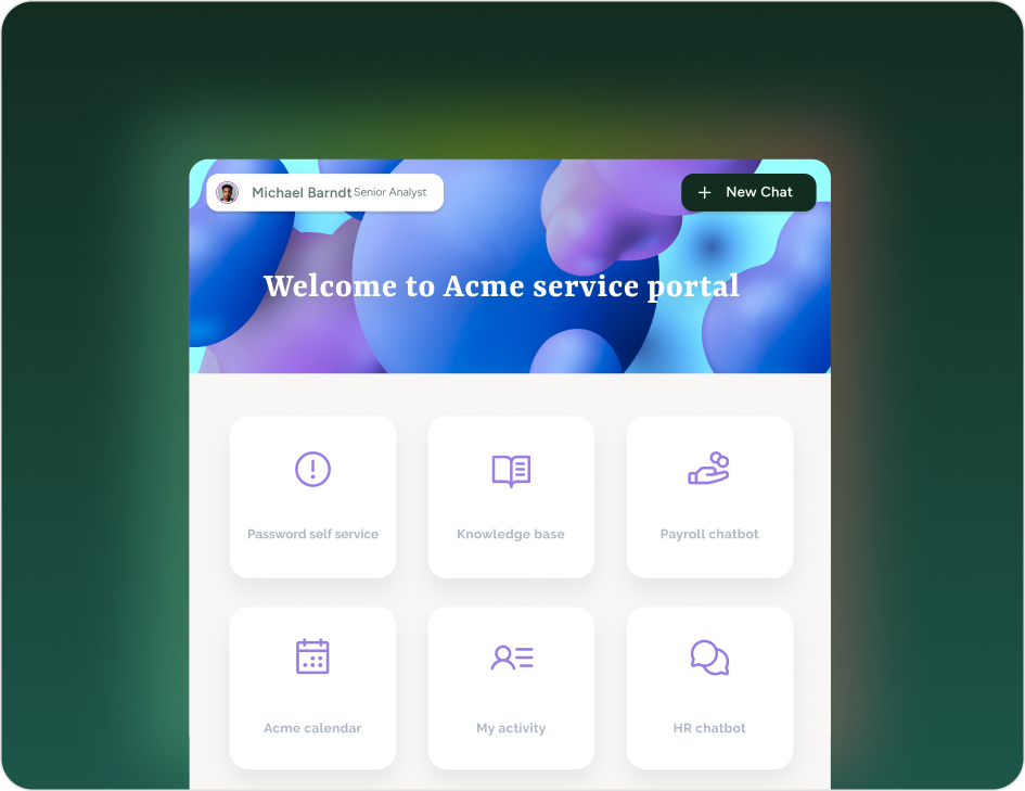 SysAid Self Service Portal