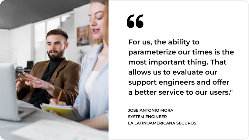 Two professionals discuss ITSM best practices at a desk; SysAid quote emphasizes optimizing service delivery tasks. - SysAid