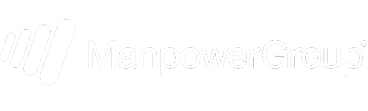 ManpowerGroup logo with three bars and company name, symbolizing workforce solutions empowering ITSM excellence. - SysAid
