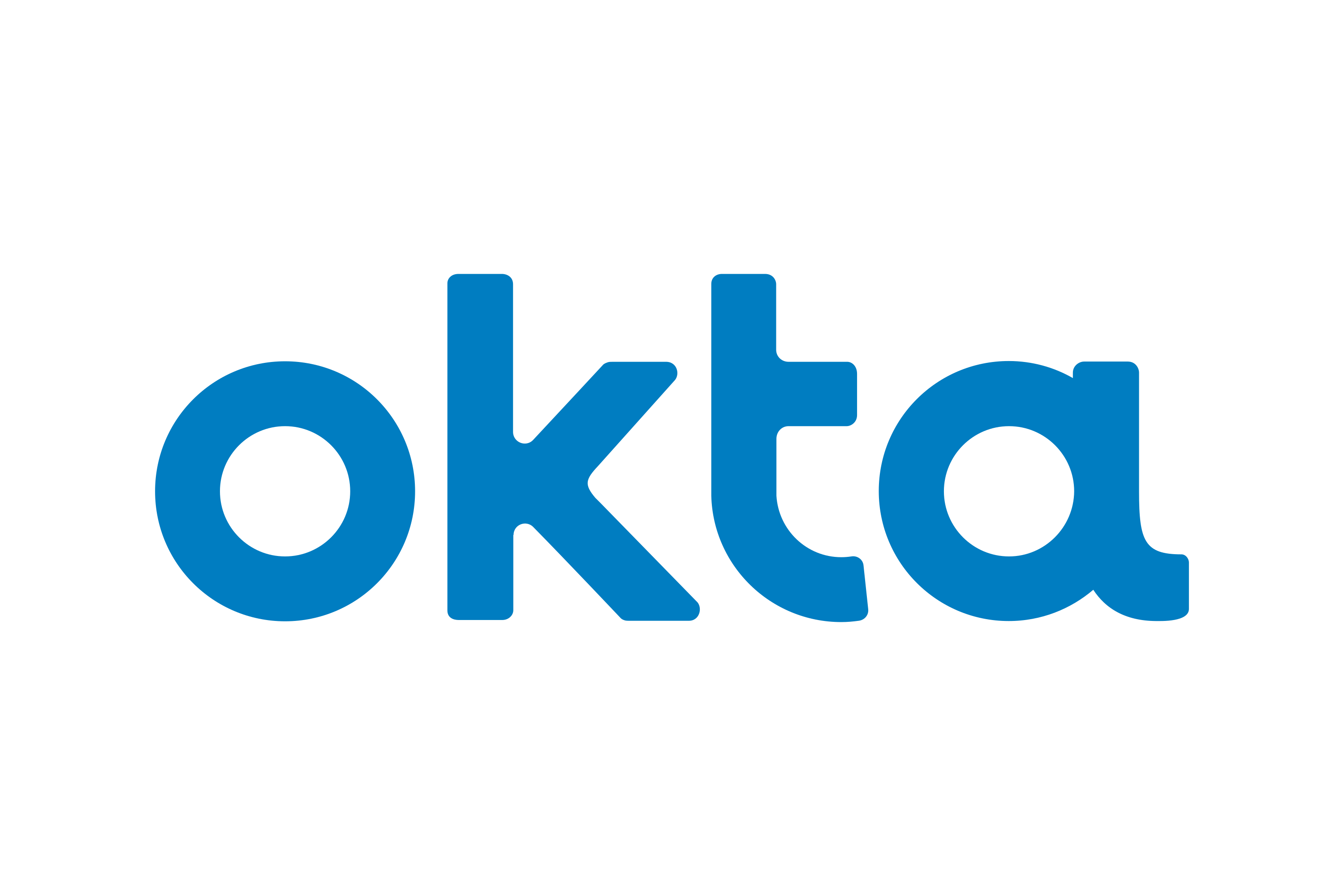 Blue text logo spelling "okta" on a white background. - SysAid