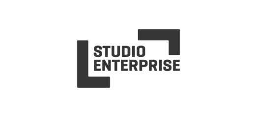 Logo of studio 7 enterprise featuring stylized text in a minimalist black on gray design, transitioning from ServiceNow to SysAid.