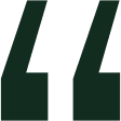 Large dark green quotation mark symbolizing thought leadership in ITSM and innovative solutions by SysAid. - SysAid